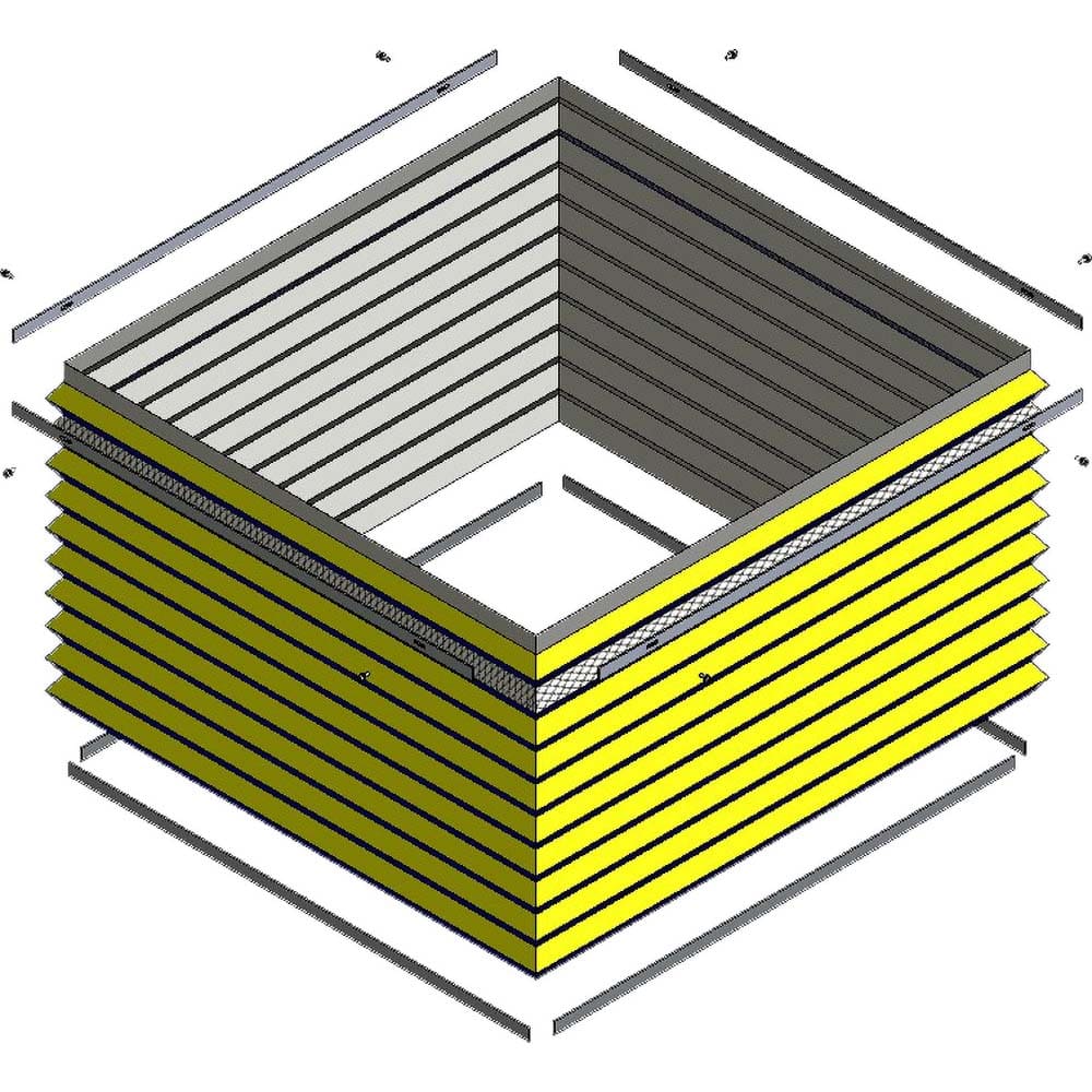 Hovair - Lifting Table Accessories; Type: Safety Skirt ; For Use With: Used for Lift Tables 05-4470E, 05-7720E, 05-8065E, 05-8105E, 05-8110E - Exact Industrial Supply