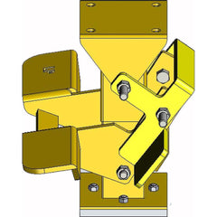 Hovair - Cart Accessories; Media Type: Floor Brake ; For Use With: For use 25-3020, 25-3030, 25-3050 ; Color: Traffic Yellow - Exact Industrial Supply