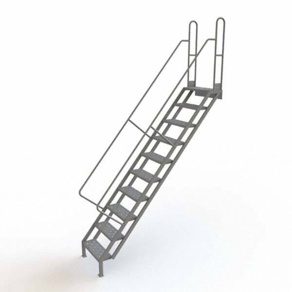 TRI-ARC - Rolling & Wall Mounted Ladders & Platforms Type: Stairway Slope Ladder Style: Stair Unit - Caliber Tooling