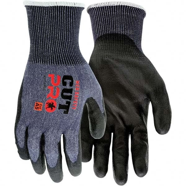 MCR Safety - Size S, ANSI Cut Lvl A5, Polyurethane Coated Cut Resistant Gloves - Caliber Tooling