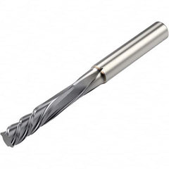 Seco - 14.8mm Diam, 62mm LOC, Solid Carbide Diamond-Pattern End Mill End Router Bit - Caliber Tooling