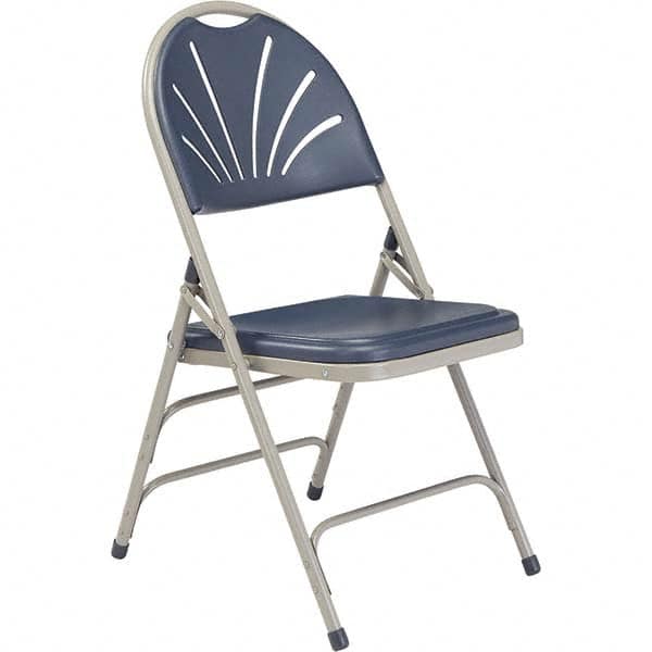 National Public Seating - Folding Chairs Pad Type: Folding Chair w/Plastic Seat & Back Material: Plastic/Steel - Caliber Tooling