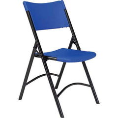 National Public Seating - Folding Chairs Pad Type: Folding Chair w/Plastic Seat & Back Material: Plastic/Steel - Caliber Tooling