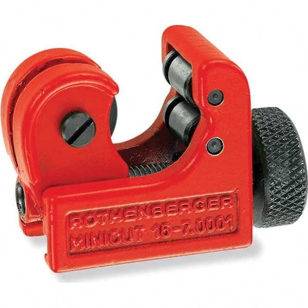 Rothenberger - Pipe & Tube Cutters Type: Mini Tube Cutter Maximum Pipe Capacity (Inch): 7/8 - Caliber Tooling