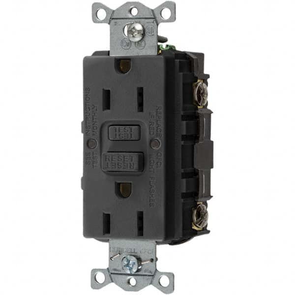 Bryant Electric - GFCI Receptacles Grade: Commercial Color: Black - Caliber Tooling