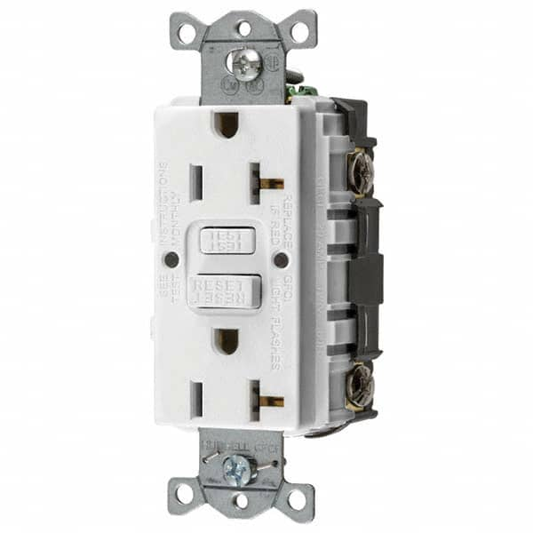 Bryant Electric - GFCI Receptacles Grade: Commercial Color: White - Caliber Tooling