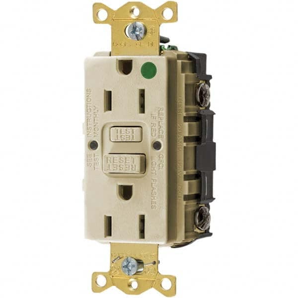 Bryant Electric - GFCI Receptacles Grade: Hospital Color: Ivory - Caliber Tooling