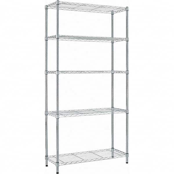 ALERA - 1,250 Lb Capacity 5 Shelf Wire Shelving - Starter Unit - Caliber Tooling