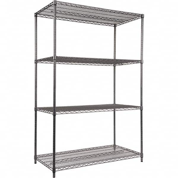 ALERA - 4,000 Lb Capacity 4 Shelf Wire Shelving - Starter Unit - Caliber Tooling