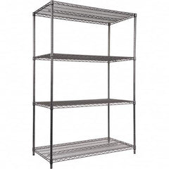 ALERA - 4,000 Lb Capacity 4 Shelf Wire Shelving - Starter Unit - Caliber Tooling