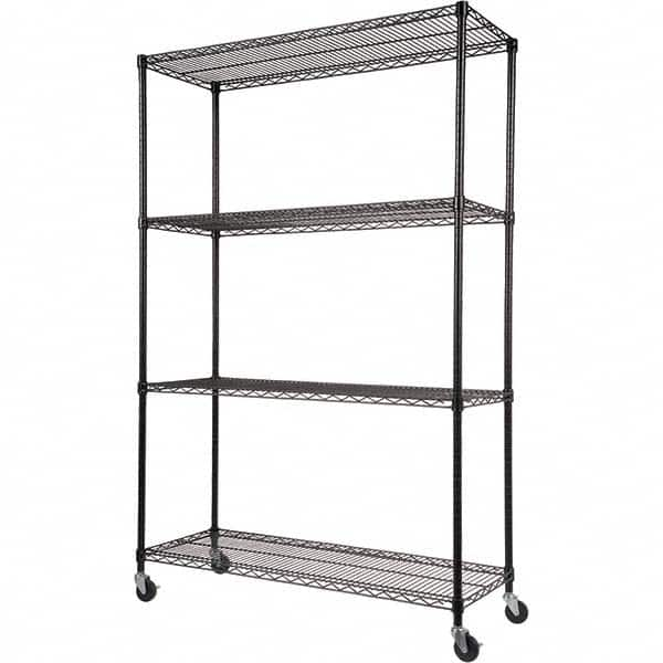 ALERA - 2,400 Lb Capacity 4 Shelf Wire Shelving - Starter Unit - Caliber Tooling