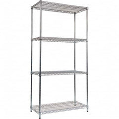 ALERA - 5,000 Lb Capacity 4 Shelf Wire Shelving - Starter Unit - Caliber Tooling