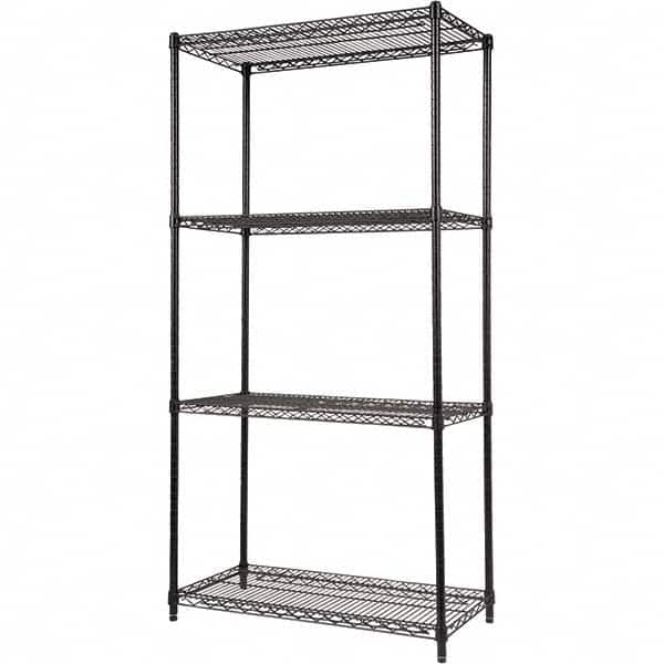 ALERA - 5,000 Lb Capacity 4 Shelf Wire Shelving - Starter Unit - Caliber Tooling