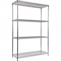 ALERA - 5,000 Lb Capacity 4 Shelf Wire Shelving - Starter Unit - Caliber Tooling