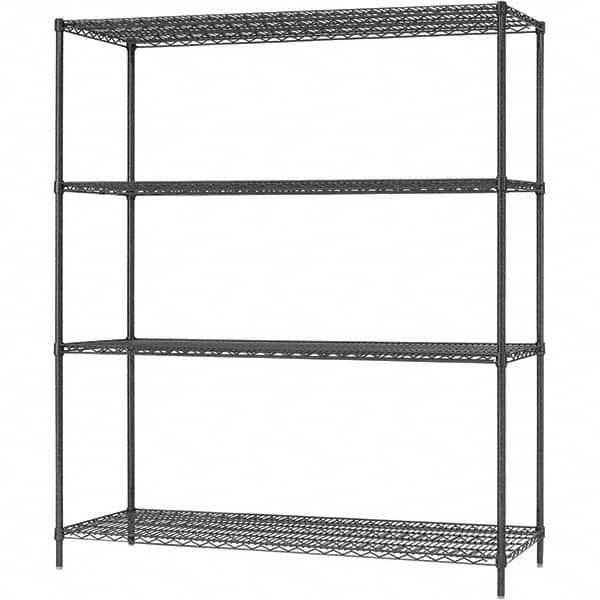 ALERA - 4,000 Lb Capacity 4 Shelf Wire Shelving - Starter Unit - Caliber Tooling