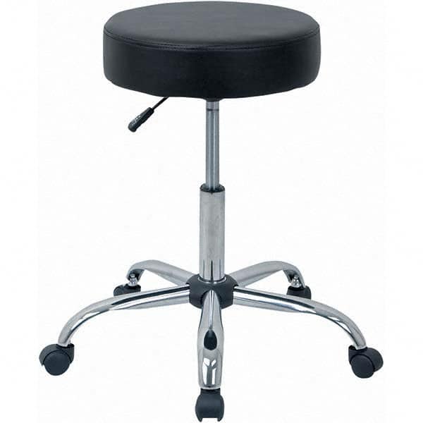 ALERA - Swivel & Adjustable Stools Type: Adjustable Height Stool Base Type: Chrome Steel Base - Caliber Tooling