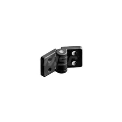 Aluminum Door Hinge: 3.15″ Wide, 4 Mounting Holes Die-Cast & Zinc, Black Powder Coated