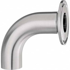 Value Collection - Sanitary Stainless Steel Pipe Fittings Type: 90 Elbow Style: Quick-Clamp to Butt Weld - Caliber Tooling