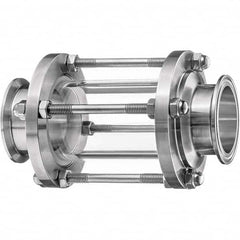 Value Collection - Sanitary Stainless Steel Pipe Fittings Type: Sight Glass Style: Quick-Clamp - Caliber Tooling