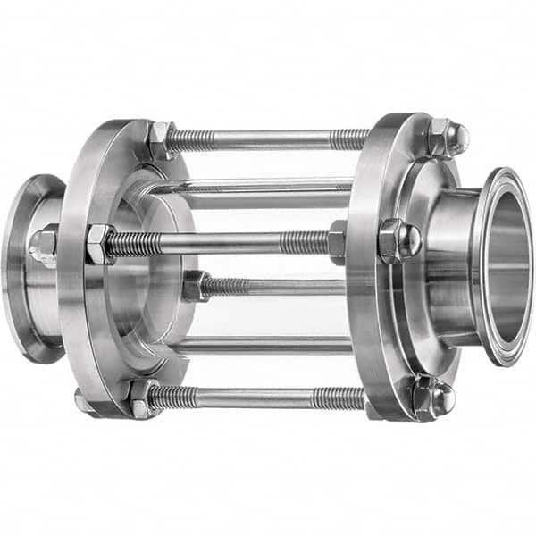 Value Collection - Sanitary Stainless Steel Pipe Fittings Type: Sight Glass Style: Quick-Clamp - Caliber Tooling