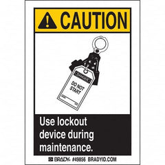 Brady - Safety & Facility Labels Message Type: Accident Prevention Header: CAUTION - Caliber Tooling