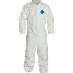 Dupont - Pack of (25) Size SL White Tyvek General Purpose Coveralls - Caliber Tooling