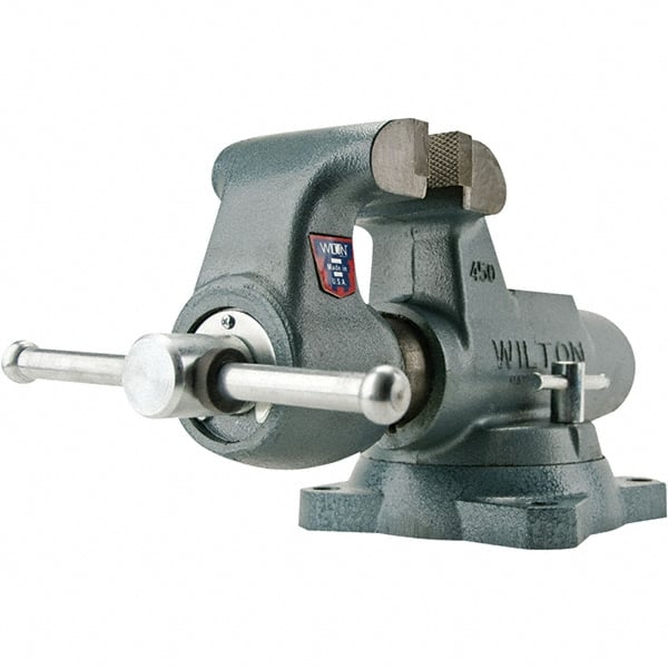 Wilton - Bench Vises Jaw Width (Inch): 3 Jaw Opening Capacity (Inch): 4-3/4 - Caliber Tooling