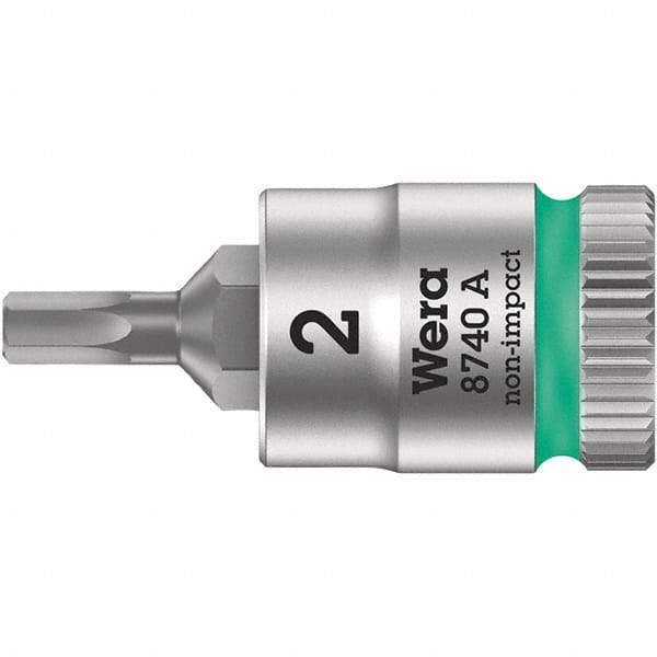 Wera - 1/4" Drive, 5/64" Hex Bit Socket - 3-3/4" OAL - Caliber Tooling