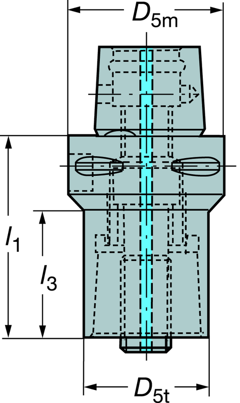 C43910232055A CAPTO ADAPTER - Caliber Tooling