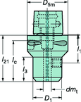 C53912000650 CAPTO ADAPTER - Caliber Tooling