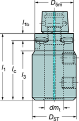 C43912725077 CAPTO ADAPTER - Caliber Tooling