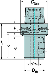 C63912732075 CAPTO ADAPTER - Caliber Tooling