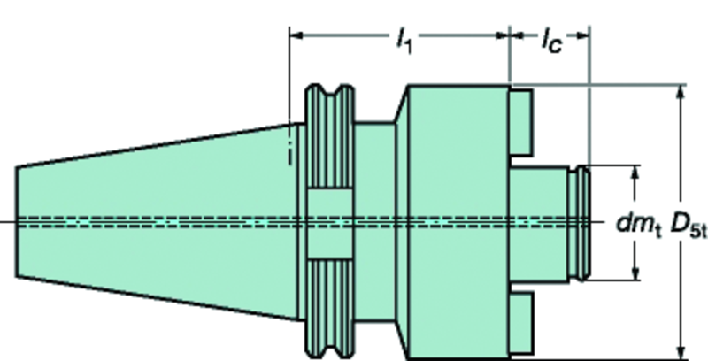 A1F055060070 FACEMILL HOLDER - Caliber Tooling