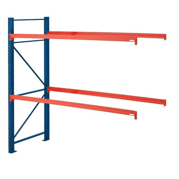 Steel King - 2 Shelf Add-On Box Formed Closed Steel Shelving - 22,780 Lb Capacity, 96" Wide x 96" High x 42" Deep, Powder Coat Blue - Caliber Tooling