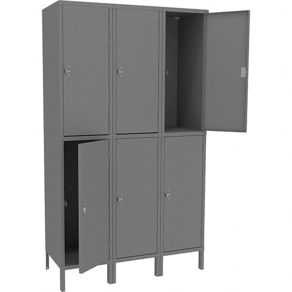 Tennsco - 6 Door, 2 Tier, Welded Locker - Caliber Tooling