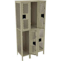 Tennsco - 6 Door, 2 Tier, Welded Locker - Caliber Tooling