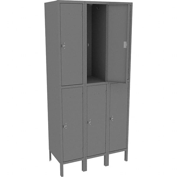 Tennsco - 6 Door, 2 Tier, Welded Locker - Caliber Tooling