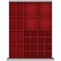 LISTA - 28-Compartment Drawer Divider Layout for 2.17" High Drawers - Caliber Tooling