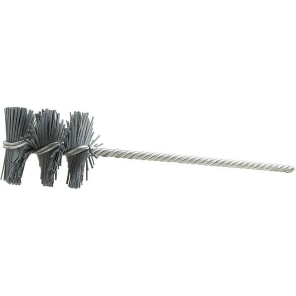 Brush Research Mfg. - 2-3/4" Bore Diam, 120 Grit, Silicon Carbide Flexible Hone - Medium, 3" OAL - Caliber Tooling