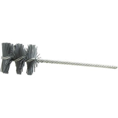 Brush Research Mfg. - 2-1/4" Bore Diam, 120 Grit, Silicon Carbide Flexible Hone - Medium, 2" OAL - Caliber Tooling