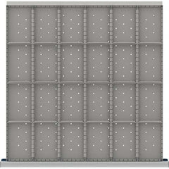 LISTA - 24-Compartment Drawer Divider Layout for 3.15" High Drawers - Caliber Tooling