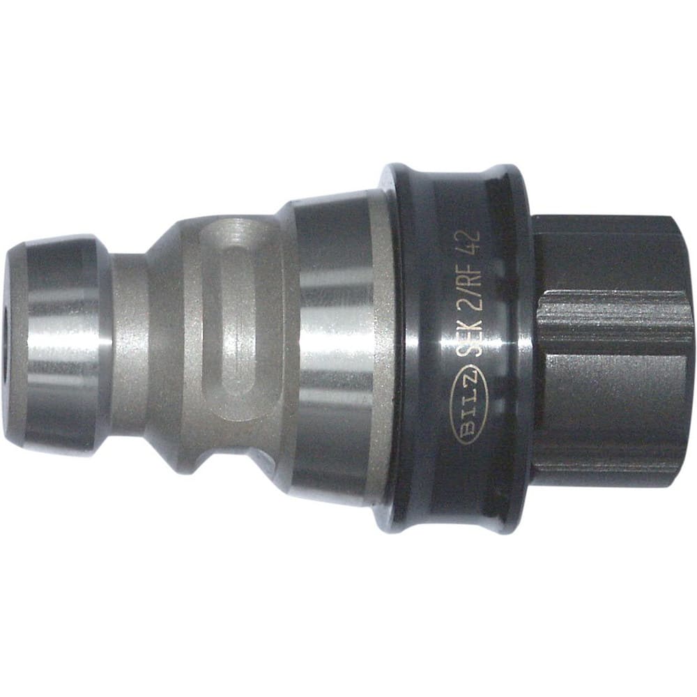 Quick-Change Adapters; Quick Change System: SEK4; Inside Taper Size: 3MT; Through Coolant: No; Nose Diameter (mm): 45.00; Projection (Decimal Inch): 1.3180; Overall Length (Decimal Inch): 3.484