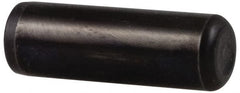 Holo-Krome - 3/8" Diam x 1-1/2" Pin Length 4000 Alloy Steel Oversized Dowel Pin - Black Luster Finish, C 47-58 & C 60 (Surface) Hardness, 1 Beveled & 1 Rounded End - Caliber Tooling