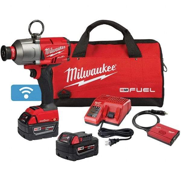 Milwaukee Tool - Cordless Impact Wrenches & Ratchets Voltage: 18.0 Drive Size (Inch): 7/16 - Caliber Tooling