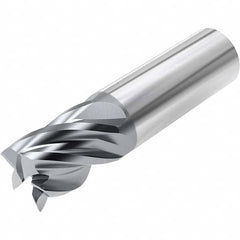 Niagara Cutter - 1/4", 3/8" LOC, 1/4" Shank Diam, 2" OAL, 5 Flute, Solid Carbide Square End Mill - Caliber Tooling