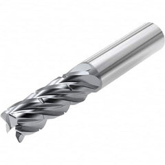 Niagara Cutter - 5/8" Diam 5 Flute Solid Carbide 0.0312" Corner Radius End Mill - Caliber Tooling