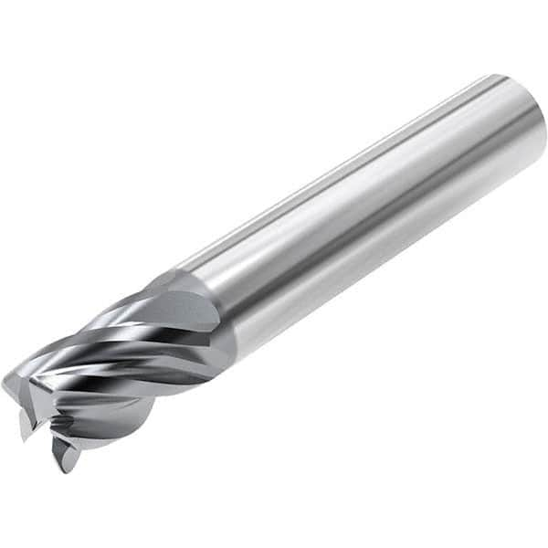 Niagara Cutter - 5/8" Diam 5 Flute Solid Carbide 0.12" Corner Radius End Mill - Caliber Tooling