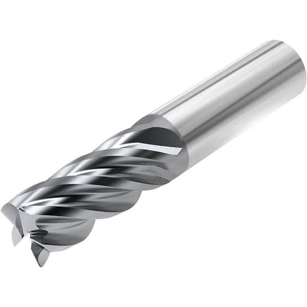 Niagara Cutter - 1/2" Diam 5 Flute Solid Carbide 0.06" Corner Radius End Mill - Caliber Tooling