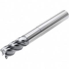 Niagara Cutter - 3/8" Diam 5 Flute Solid Carbide 0.0312" Corner Radius End Mill - Caliber Tooling