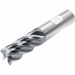 Niagara Cutter - 1/2" Diam 5 Flute Solid Carbide 0.0312" Corner Radius End Mill - Caliber Tooling